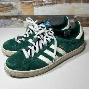 Adidas Originals Campus 00s Men's Size 10 Green Suede Sneaker